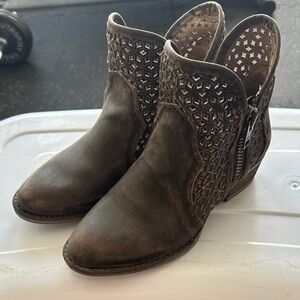 Women's Brown Leather Boots